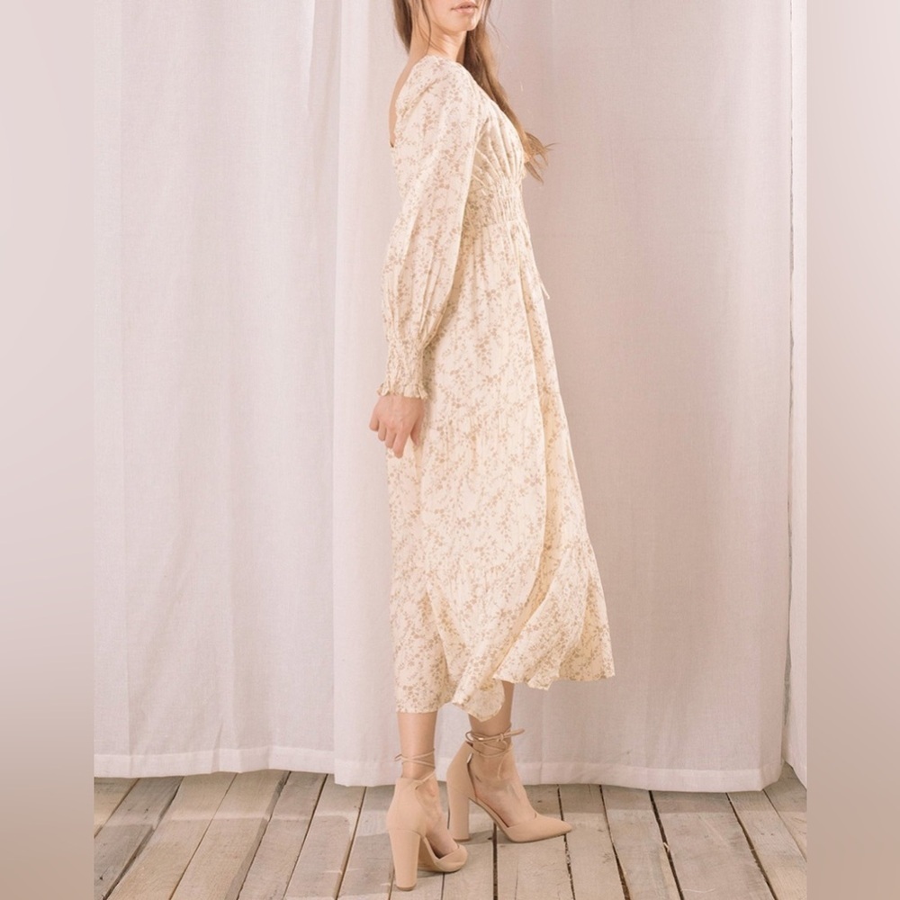 Storia Floral Midi Dress Medium - Picture 3 of 12